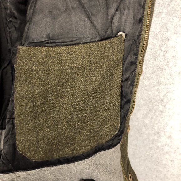 J Crew Green Wool Jacket Size Large - Picture 5 of 11